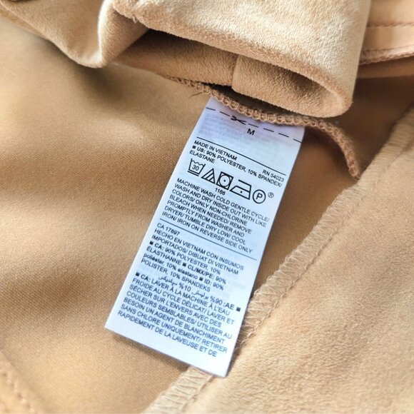 Women's Faux Suede Jacket (Medium) - Picture 7 of 9